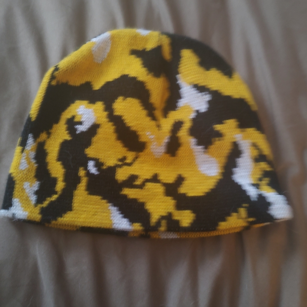 Stylish Yellow and Black Kids Beanie
